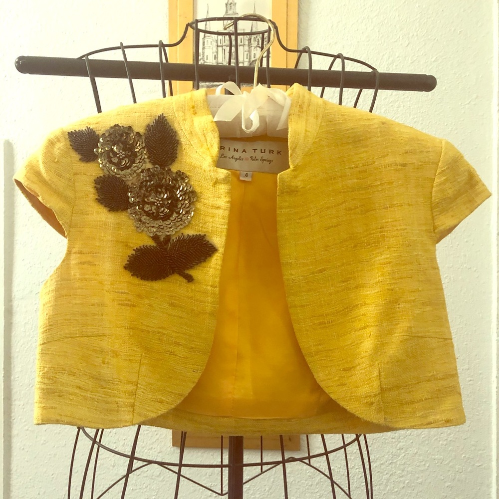 Trina Turk bolero jacket size 4